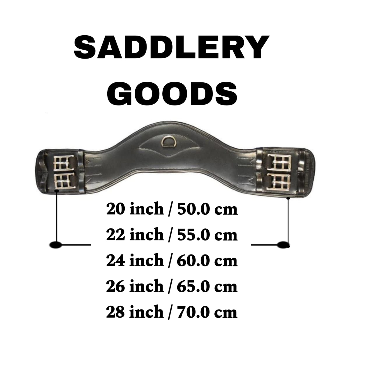 Saddlery Goods Anatomical Dressage Girth