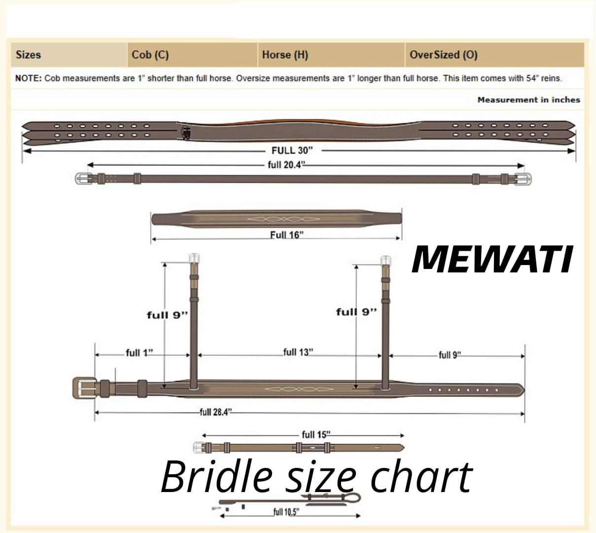 Sb-64 Saddlery Goods Raised and padded anatomical bridle