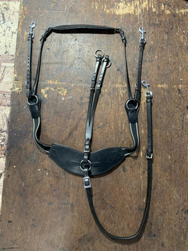 Saddlery Goods 3 Point Breastplate with Padding & Stainless Steel Fittings