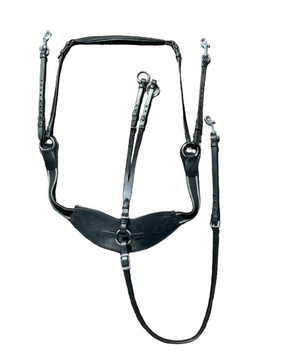 Saddlery Goods 3 Point Breastplate with Padding & Stainless Steel Fittings