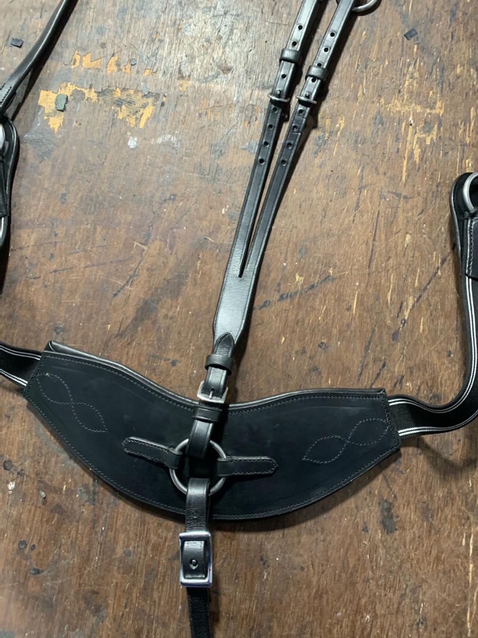 Saddlery Goods 3 Point Breastplate with Padding & Stainless Steel Fittings