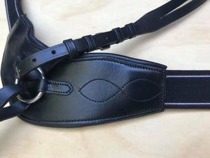 Saddlery Goods 3 Point Breastplate with Padding & Stainless Steel Fittings