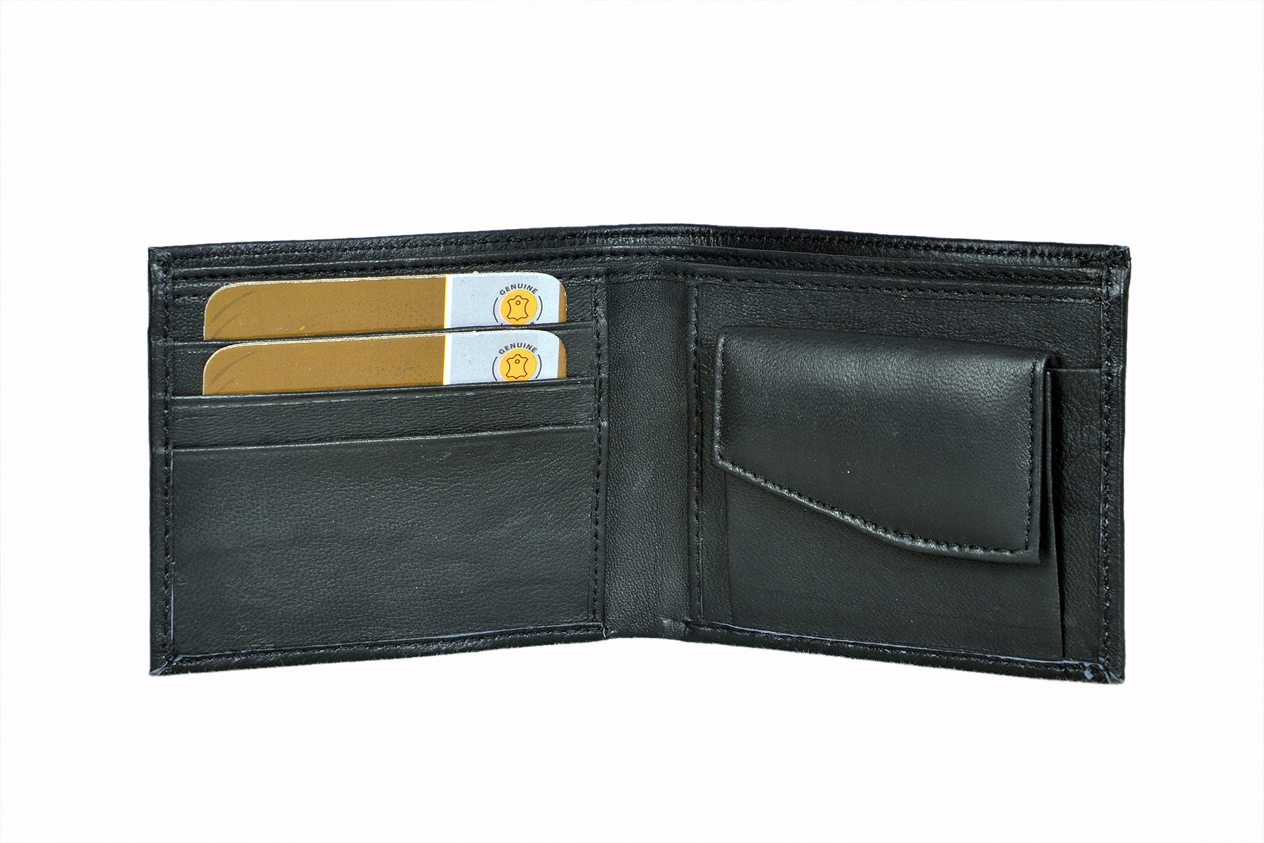 Saddlery Goods Genuine Leather Wallets for Men