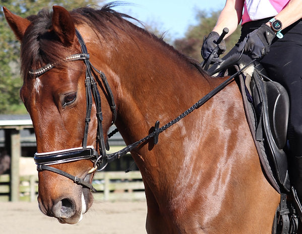 Saddlery Goods Braided Soft Leather Reins