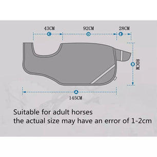 Saddlery Goods Horse Waterproof Exercise Sheet