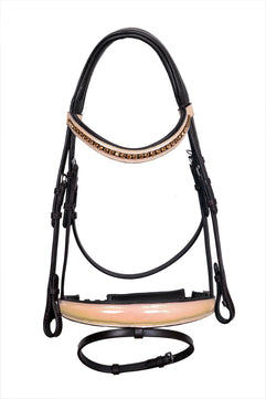 Saddlery Goods Anatomical Dressage Horse Bridle English Leather With Reins