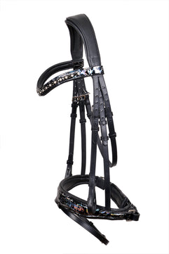 Saddlery Goods Luxury Anatomical Bridles English Leather For Horses With Reins