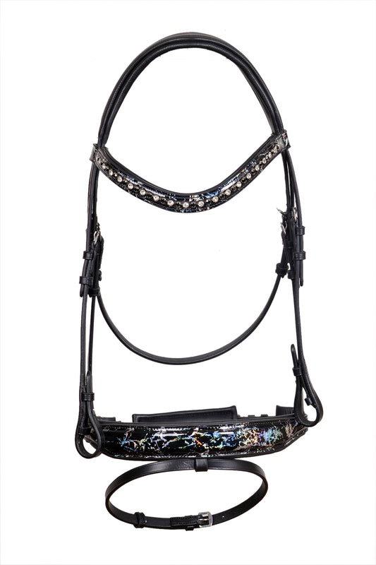 Saddlery Goods Luxury Anatomical Bridles English Leather For Horses With Reins