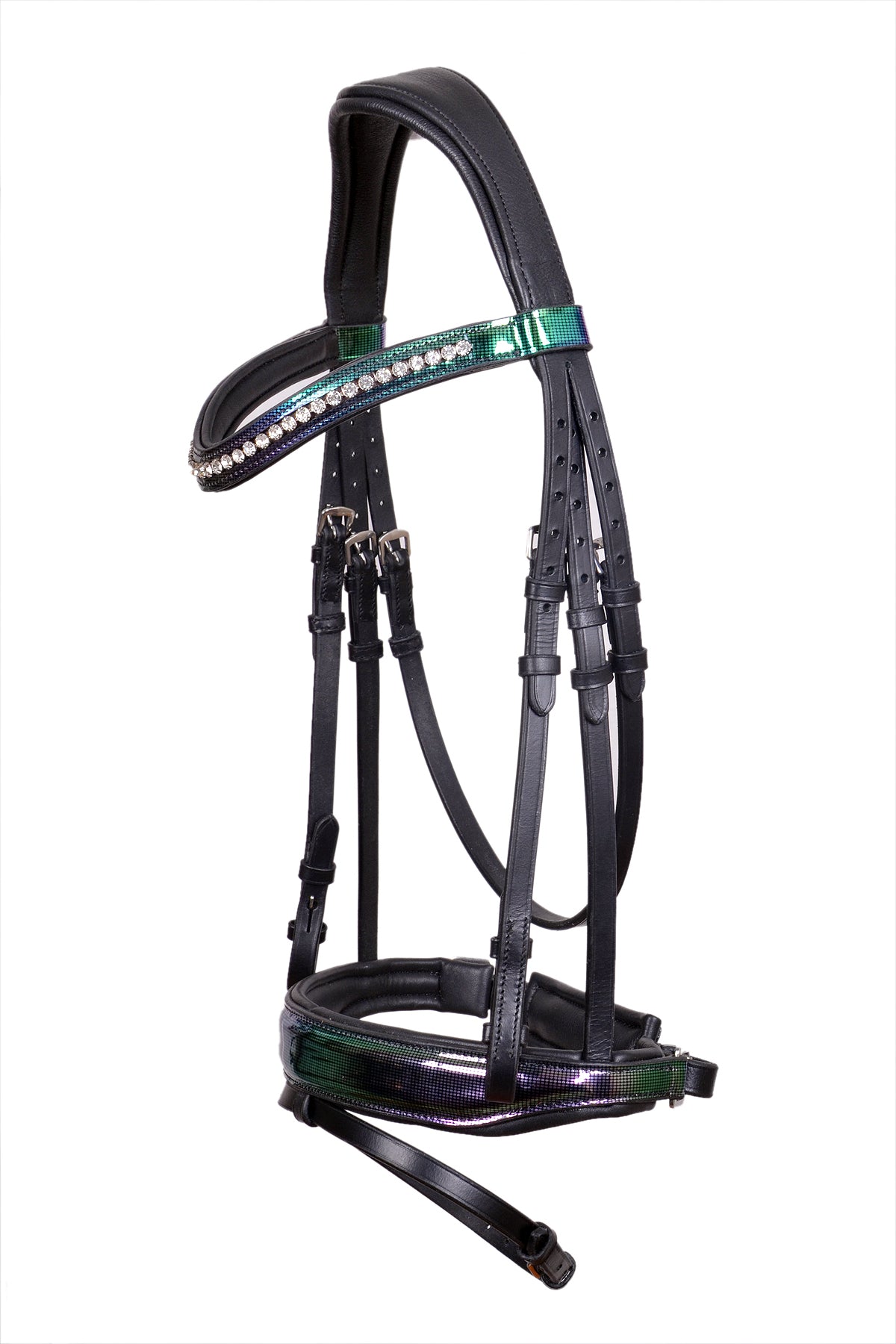 Saddlery Goods English High Jump Bridle With Reins