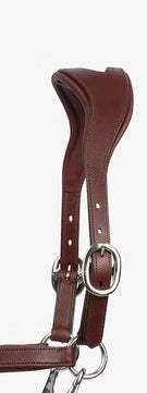 Saddlery Goods ECO-Friendly Soft Premium Leather With Soft Rope Noseband Advantage Headcollar