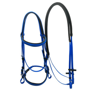 Pv-010 High Quality Cold-Resistant Soft Horse PVC Bridle Color Royal Blue