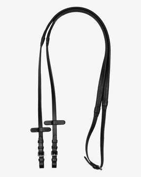 r-02 Saddlery Goods Horse Leather Rubber Reins Training and Competitions.