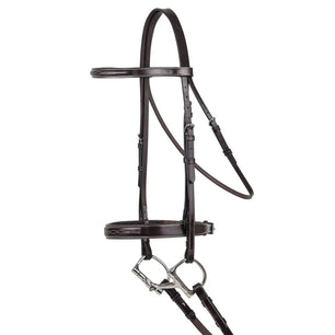 Saddlery Goods Pro Fancy Raised Hunter Bridle Traditional Desing With Laced Reins Hunter Bridle Classic, traditional design meets innovative features with the  Hunter Bridle