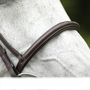 Saddlery Goods Comfort Pro Padded Fancy Stitch Hunter Bridle