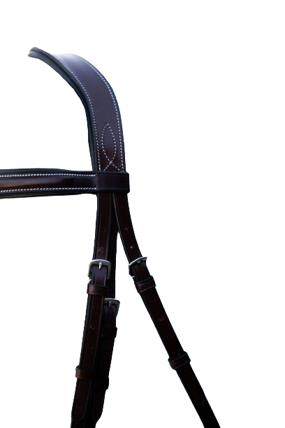 Sb-047 Saddlery Goods Premium Hunter Collection Cavesson Noseband HorseBridle Fancy Stiched Laced Reins