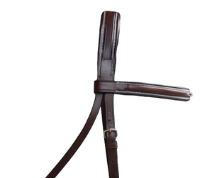 Sb-52 Saddlery Goods Equestrian Hunter Bridle Square Raised Fancy Stitch with Laced Reins