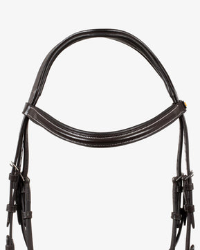 Sb-65 Saddlery Goods Havana Brown Bridle Raised and padded anatomical bridle for horses