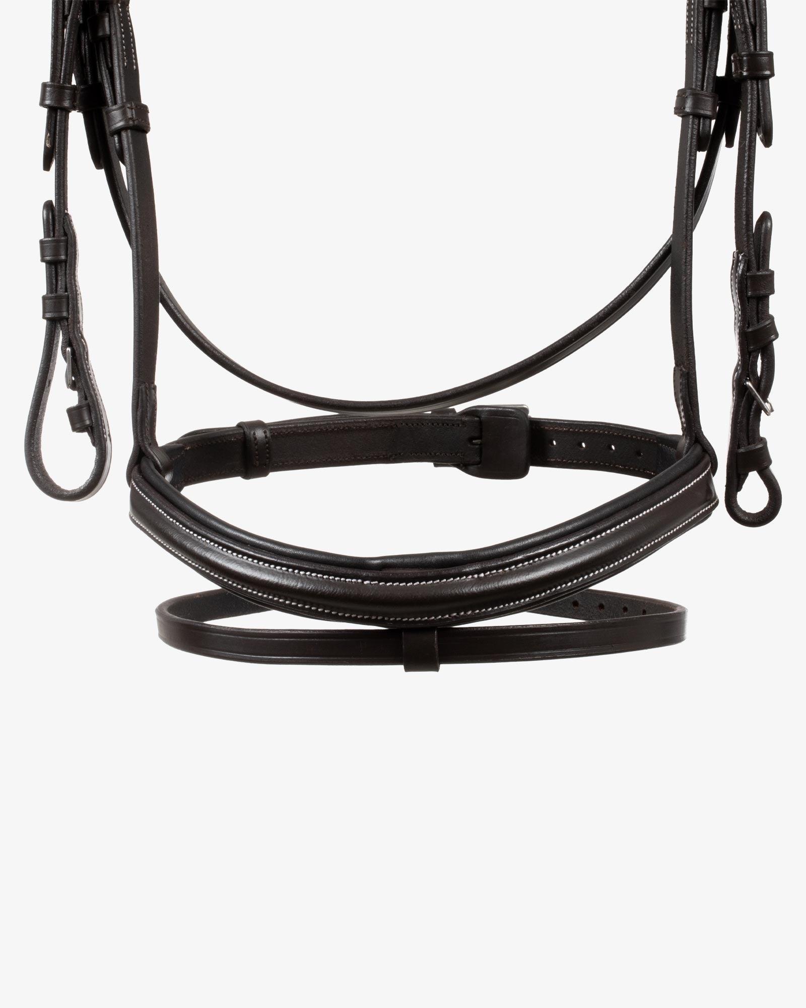 Sb-65 Saddlery Goods Havana Brown Bridle Raised and padded anatomical bridle for horses