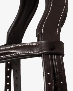 Sb-65 Saddlery Goods Havana Brown Bridle Raised and padded anatomical bridle for horses