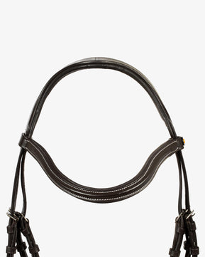 Sb-66 Saddlery Goods HorseMexican Leather Bridle Havana Brown