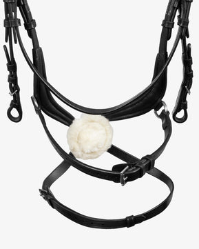 Sb-67 Saddlery Goods Horse Mexican Leather Bridle Black with reins