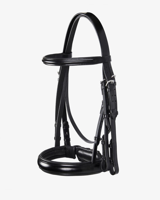 Sb-68 Saddlery Goods Leather dressage bridle