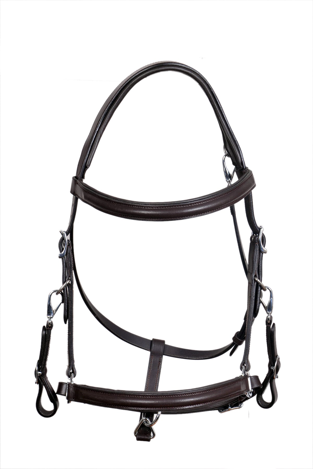 Saddlery Goods Leather Combination Halter & Trail Bridle