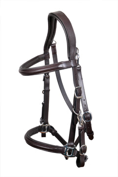 Saddlery Goods Leather Combination Halter & Trail Bridle