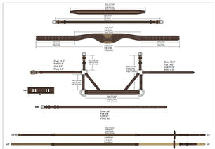 Saddlery Goods Fancy Tooled Sidepull Western Horse Bridle