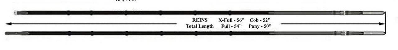 r-10 Saddlery Goods Reins for reinforced fabric(web) bridle with silver buckles resistance and effective connection between horse and rider COGNAC COLOR